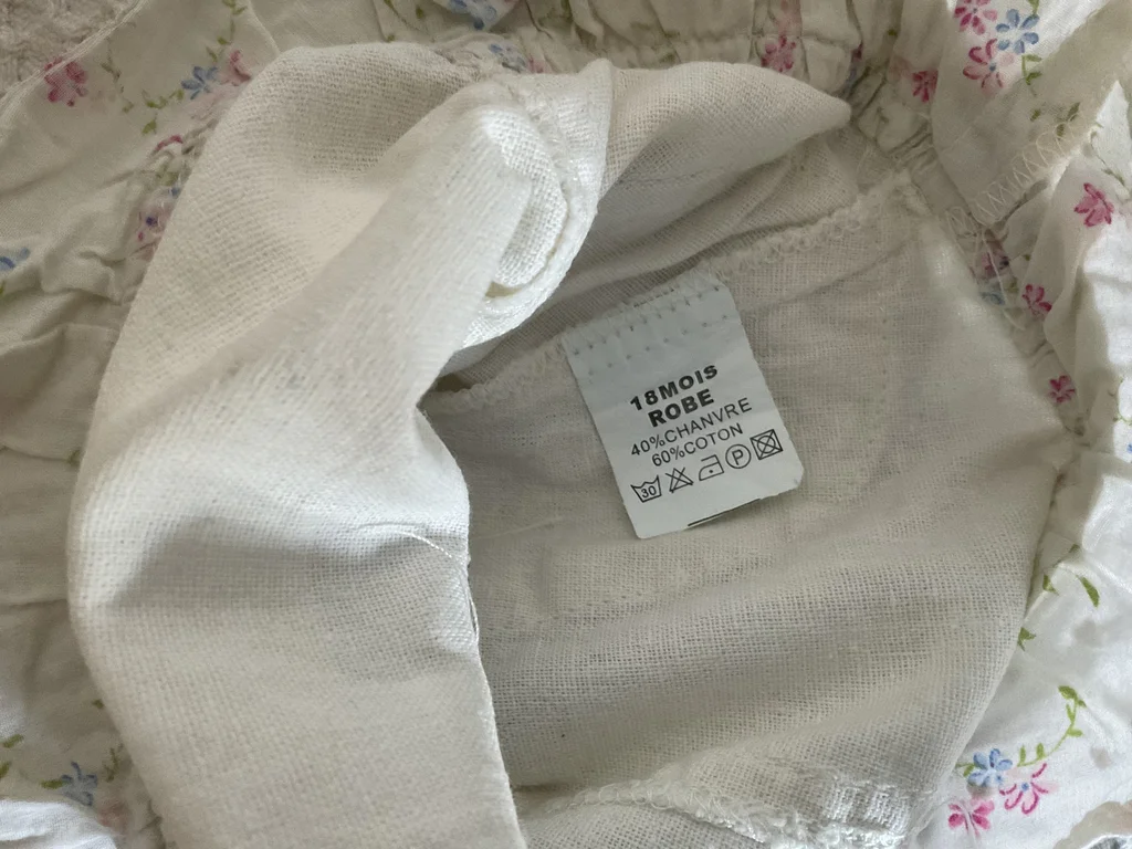 🔥-20%🔥 Sublime Robe d'été brodée et ses deux bandeaux assortis T.18 mois – photo 9